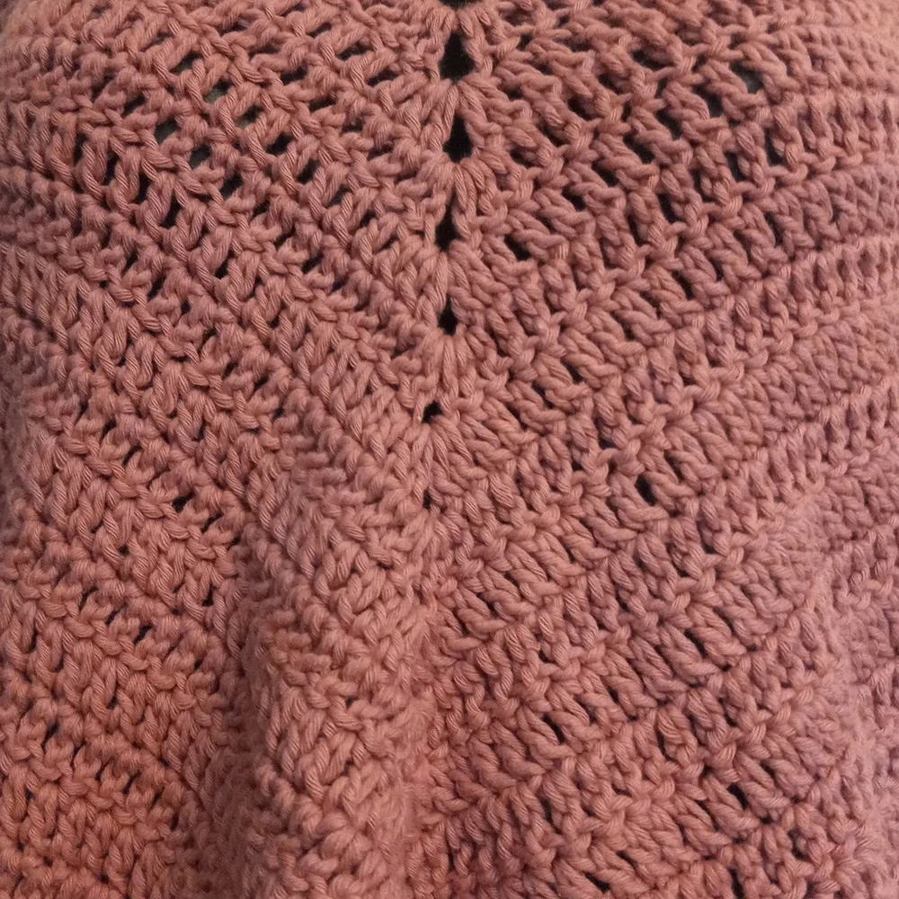 Homemade Pink Crochet Halter Top - Picture 4 of 5